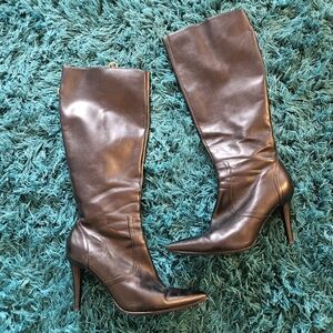 Tommy Hilfiger Black Heeled Boots